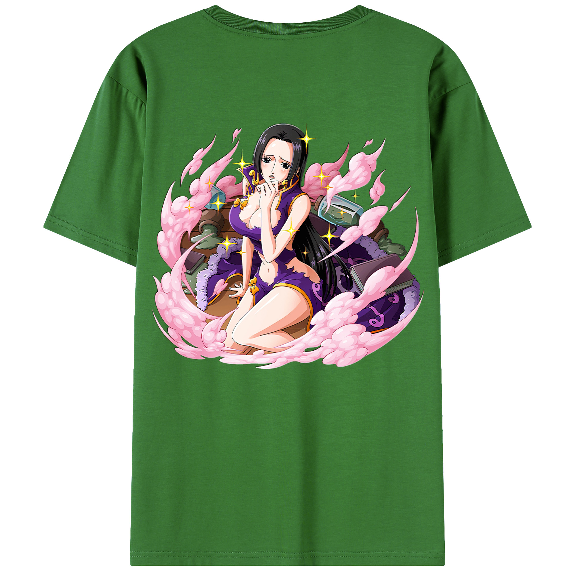 ワンピース ボア・ハンコック ONE PIECE Boa·Hancock レディース半袖Tシャツ(バックプリント)